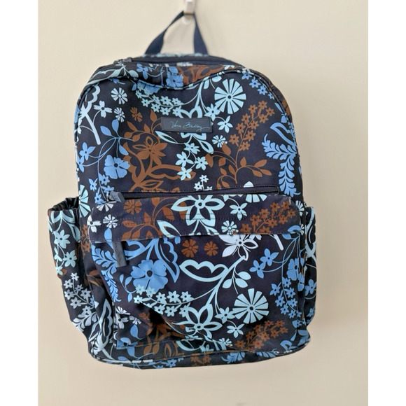 Vintage Large Vera Bradley Backpack Java Floral Pattern - for Travel or Campus main image 4